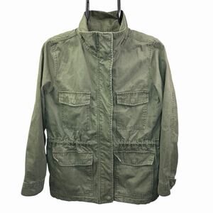 Madewell Olive Green Zip Up Utility Jacket Size XS Chore Jacket